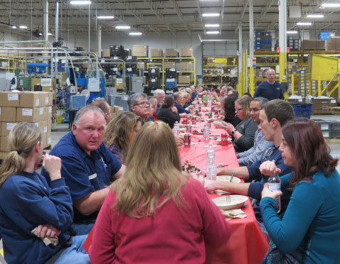 Company-wide holiday celebration