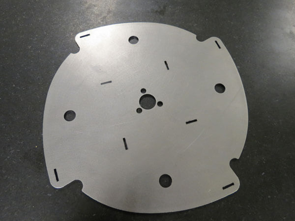 Slotted Laser Cut Disk