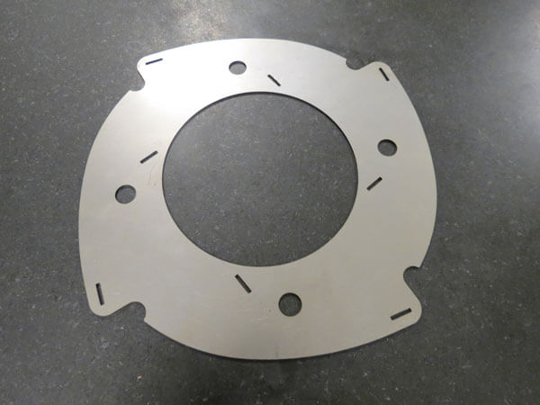 Disk with holes