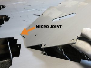 Micro Joint in laser cutting