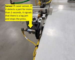 Manufacturing Technology with Laser Sensors at Automation Station