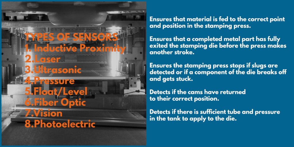 sensor technology in a metal stamping die