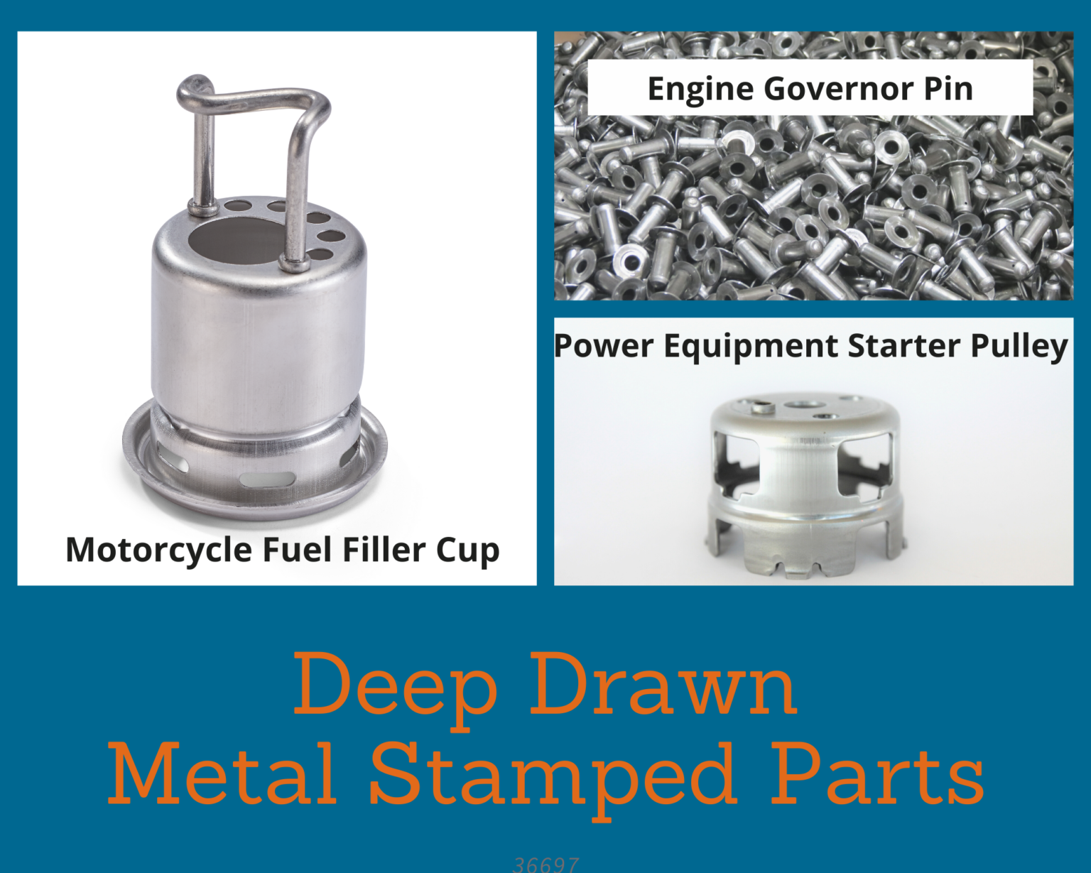 Deep drawing metal stamped parts