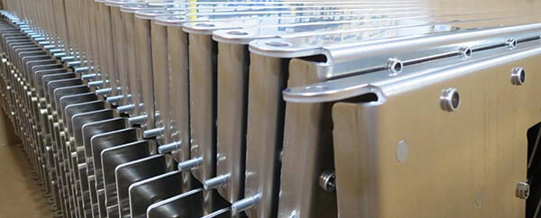 Laser marking metal stamped parts