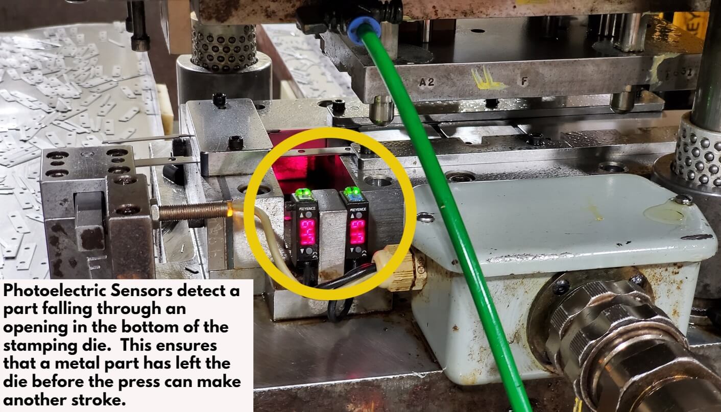 Photoelectric sensors stamping die
