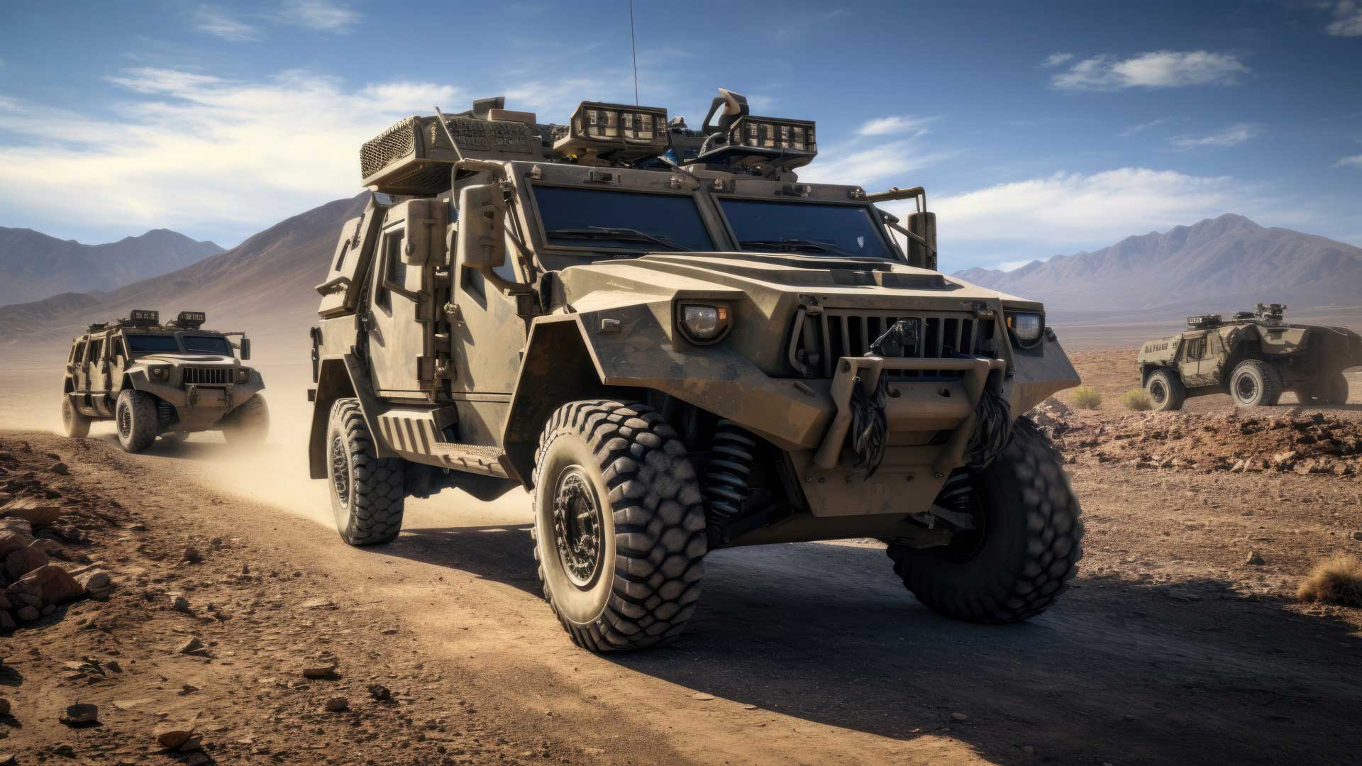 Military vehicle: defense industry